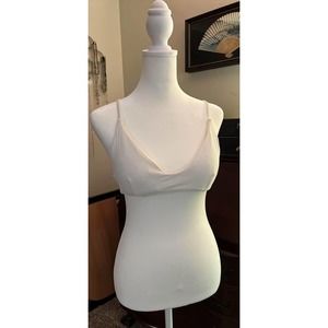 RVCA white bikini Top